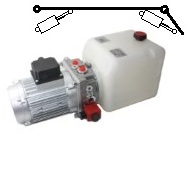 Power unit for loading docks