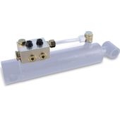 Cylinder banjo-bolted P.O. check valves