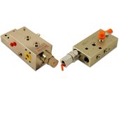 Hose burst check valves for excavators