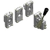 Manual control - Hydraulic - index - cover - PVM