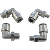 Coude tournant mâle enfichable pour flexible POLY615