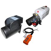 Tipping trailer hydraulic power packs