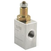 Hose burst valves with adjustment