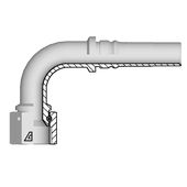 Femelle 90° JIC 37°