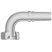 Femelle Gaz 90° Métrique 24°