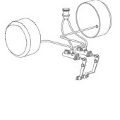 Traktor mit hydraulischer Bremse LHM