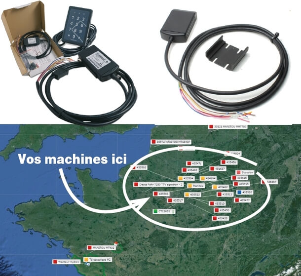 Boîtier pour gestion de localisation de véhicules