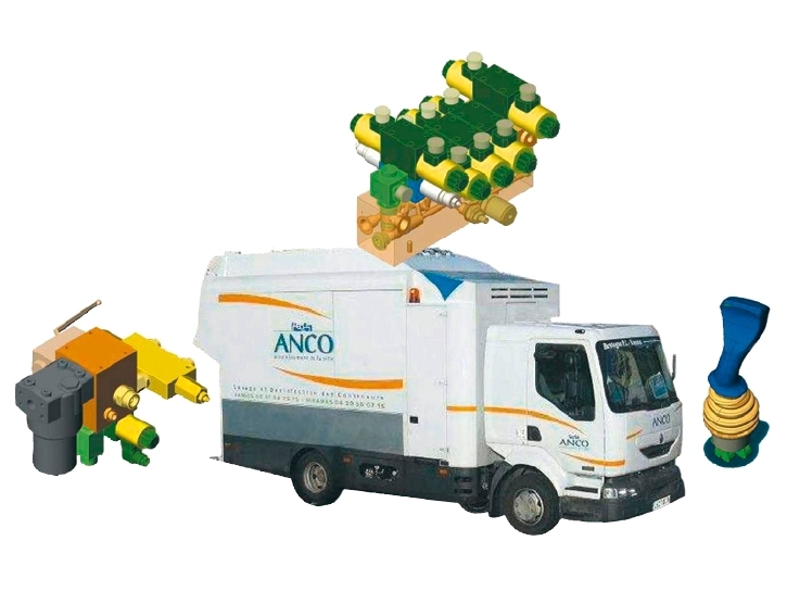 Schéma camion composant