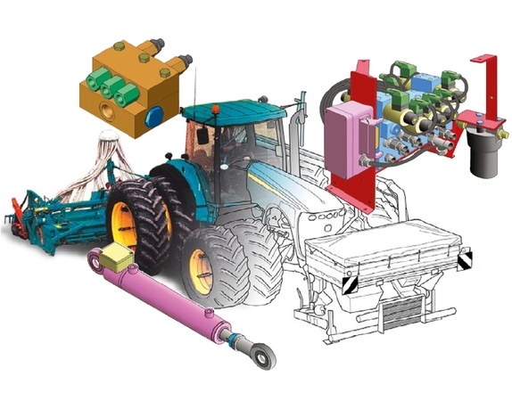 Schéma tracteur composant