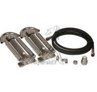 Hydraulic brake kit on trailer 2 ax