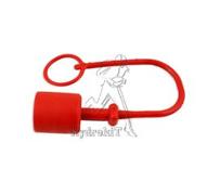 Bouchon femelle pour coupleur male 1/2 iso A en plastique rouge