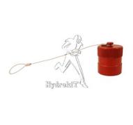 Bouchon femelle pour coupleur male 1/2 VEP13 en aluminium rouge