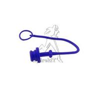 Bouchon male pour coupleur femelle 1/2 iso A en plastique bleu