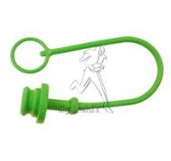 Bouchon male pour coupleur femelle 1/2 iso A en plastique vert