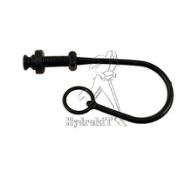 Bouchon male pour coupleur femelle 1/4 iso A en plastique noir