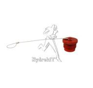 Bouchon male pour coupleur femelle 1/2 VEP13 en aluminium rouge