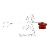 Bouchon male pour coupleur femelle 5/8 VEP15 en aluminium rouge
