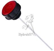 Plastic filler plug with gauge 3/4