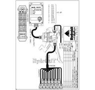 Radio commande 6 fonctions - 12 boutons poussoirs - 9-30Vdc - Pré-cablée