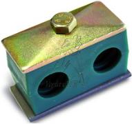 DOUBLE FASTENING CLAMP Ø 6MM