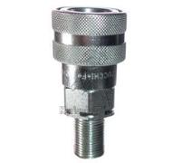 Female coupler with valve 1/2 isoA