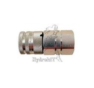 Coupleur femelle face plane 1/2 -femelle 3/4GAZ connectable sous pression