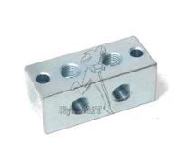 BLOC 2 GRAISSEURS 10X100 - ACIER