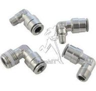 Coude male enfichable 6LL - 1/4 BSP conique - Acier - SKF