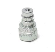 Male coupler with valve 1/4 iso A -