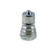 Male coupler with valve 3/8 iso B m