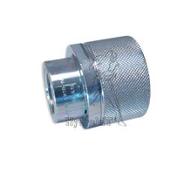 Coupleur male clapet à visser 1" IV - femelle 1"GAZ - Merlo - écrou molette