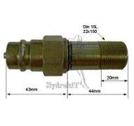 Coupleur male - ISO A - MACH - male DIN 15L filtage long 44mm