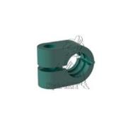 Collier de fixation simple demi coquille Ø16 mm plastique