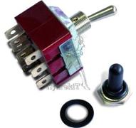Three-pole toggle switch 7.5A 12 V