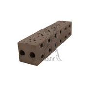 BASE BLOCK 6 STATIONS CETOP 3 WITHOUT PRESSURE RELIEF VALVE