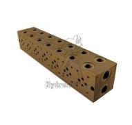 BASE BLOCK 7 STATIONS CETOP 3 WITHOUT PRESSURE RELIEF VALVE