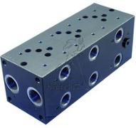 Embase 3 postes CETOP 5 sans limiteur de pression