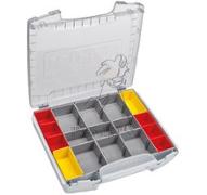 Valise Hydroclips S avec bacs :  6 rouges 2 jaunes 3 gris