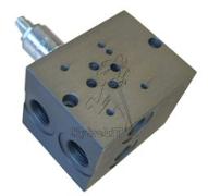 BASE BLOCK 1 STATION CETOP 3 WITH PRESSURE RELIEF VALVE