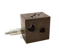 BASE BLOCK 1 STATION CETOP 5 WITH PRESSURE RELIEF VALVE