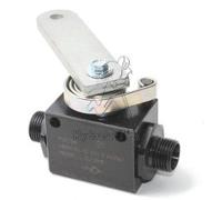 2-WAY CYLINDRICAL BALL VALVE WITH RETURN SPRING