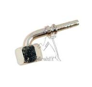Nipple coudé 90° Ø6mm écrou tournant femelle 11/16 ORFS