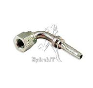 Nipple Ø6mm écrou tournant femelle 7/16 JIC 37°- coude 90°
