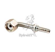 Nipple coudé 90° Ø8mm écrou tournant femelle 11/16 ORFS