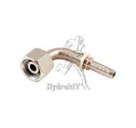 Nipple coudé 90° Ø8mm femelle DIN 12S