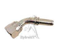 Elbow nipple 45° Ø1/2 female JIC 37