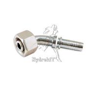 Nipple coudé 45° Ø13mm femelle DIN 16S