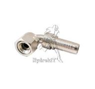 Nipple Ø16mm écrou tournant femelle 7/8 JIC 37°- coude 90°