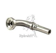 Nipple Ø19mm collet interlock 1" SAE 3000 PSI coude 90°