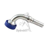 Nipple Ø19mm collet interlock 1" SAE 6000 PSI coude 90°
